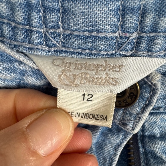 Vintage Christopher & Banks Light Blue Denim Shorts - Picture 2 of 6